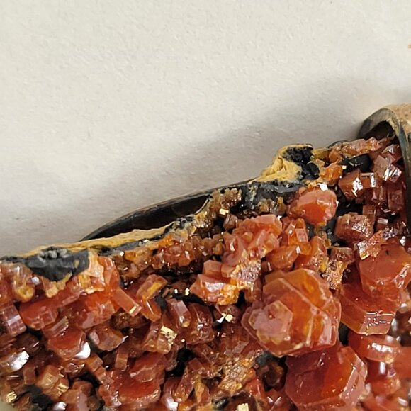 Vanadanite Bright Red Crystal Pendant 925 Sterling Silver - Picture 8 of 13